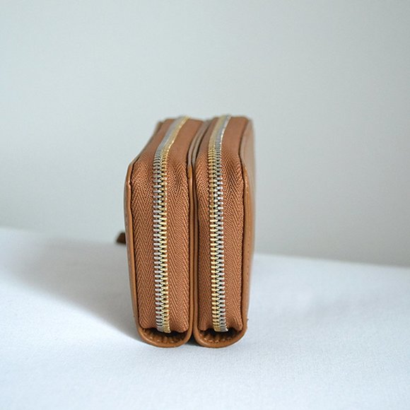 WANT Les Essentiels Women's Mini Petra Double Zip Card Holder - Picture 2 of 8